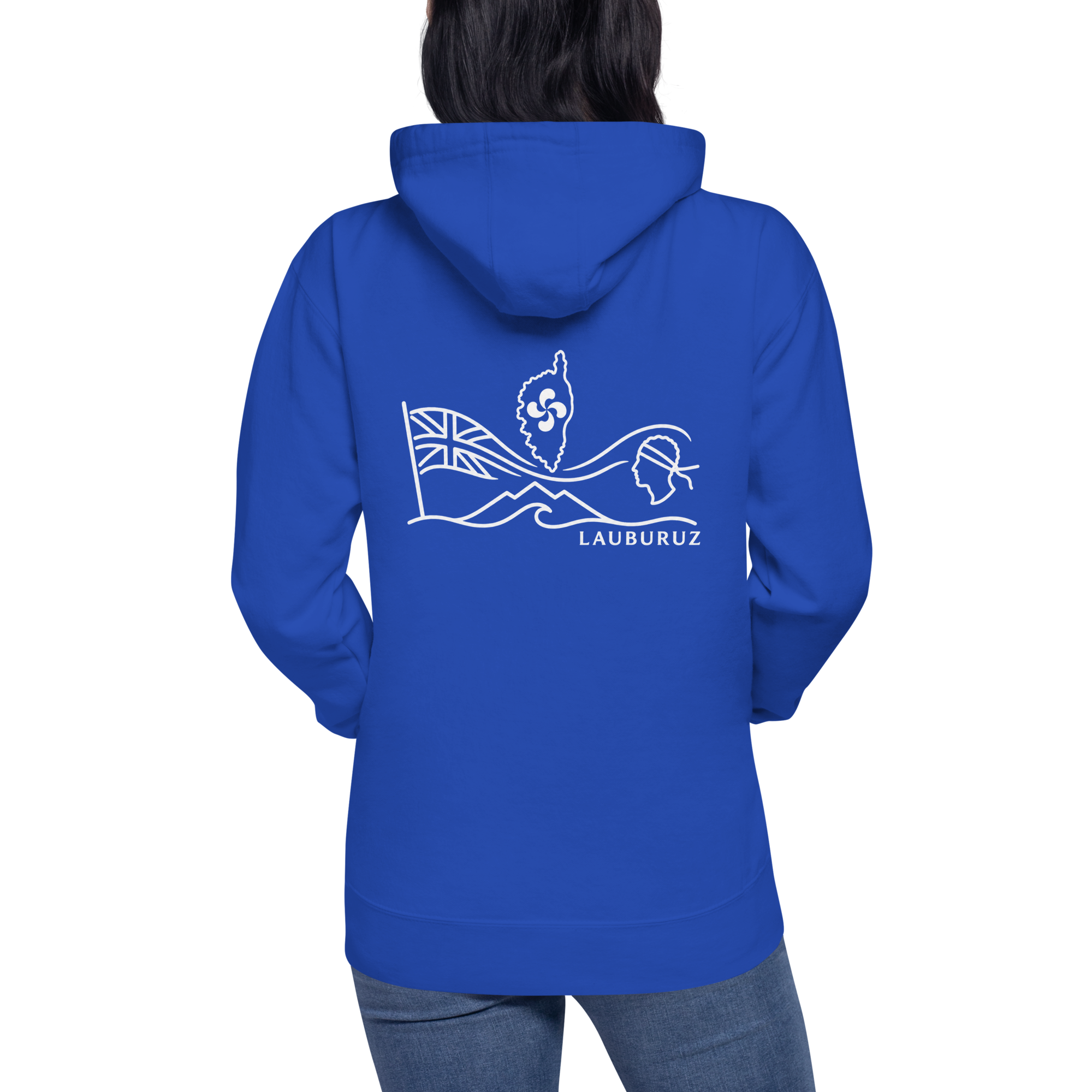 Corsica - Sweat à Capuche - Logo Dos Blanc – Image 8