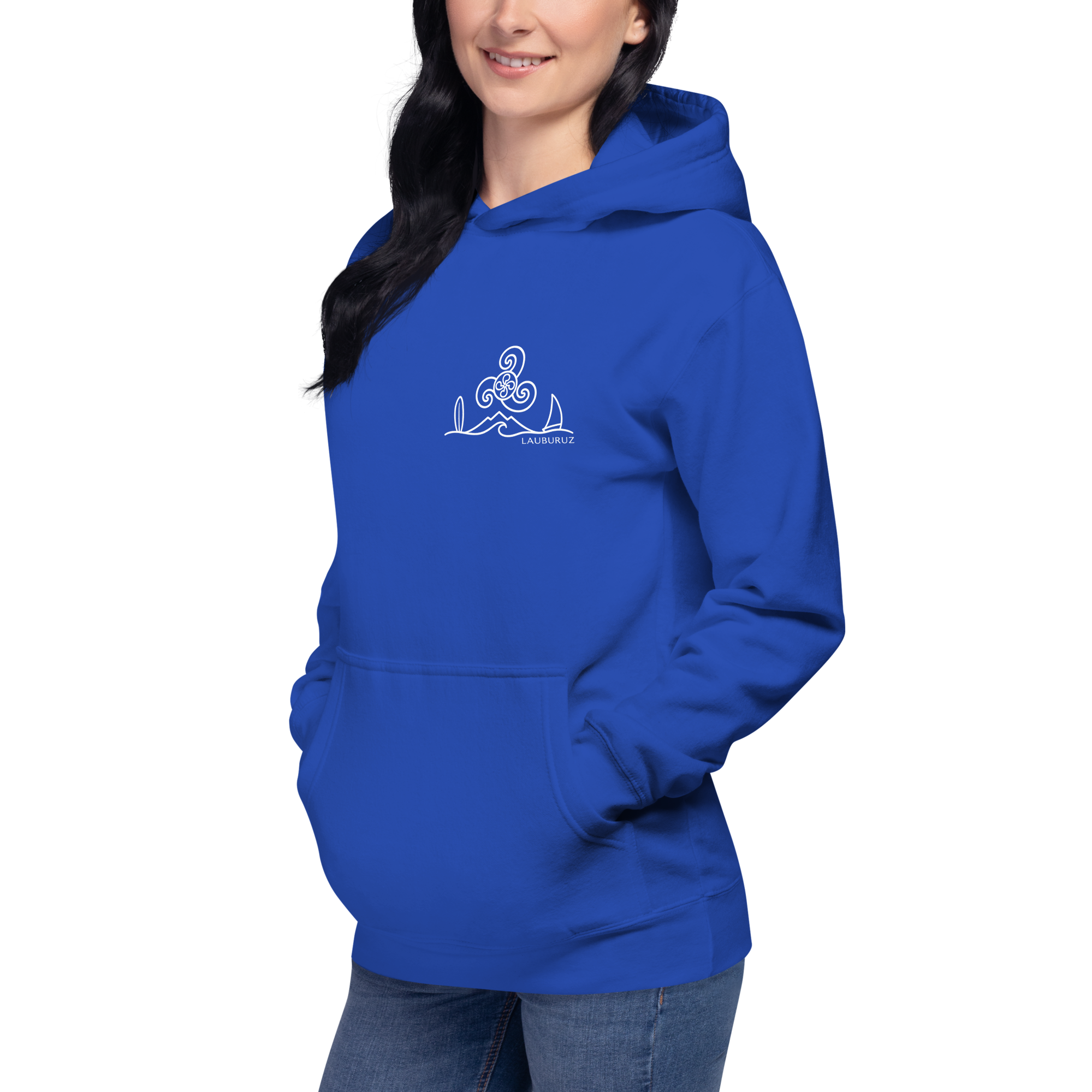 Breizh - Sweat à Capuche - Logo Devant Blanc – Image 8