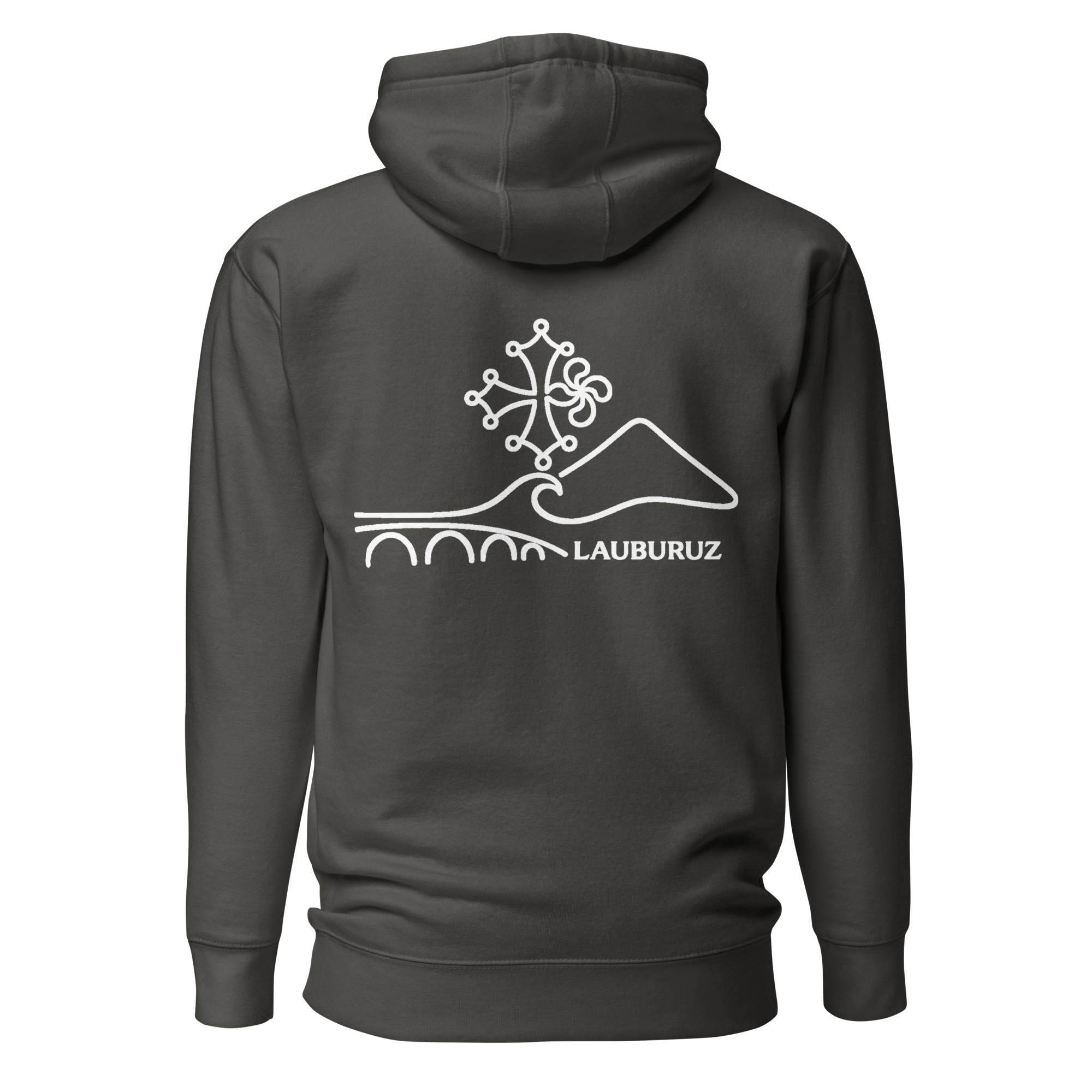 Occitan - Sweat à Capuche Unisexe - Logo Dos Blanc – Image 3