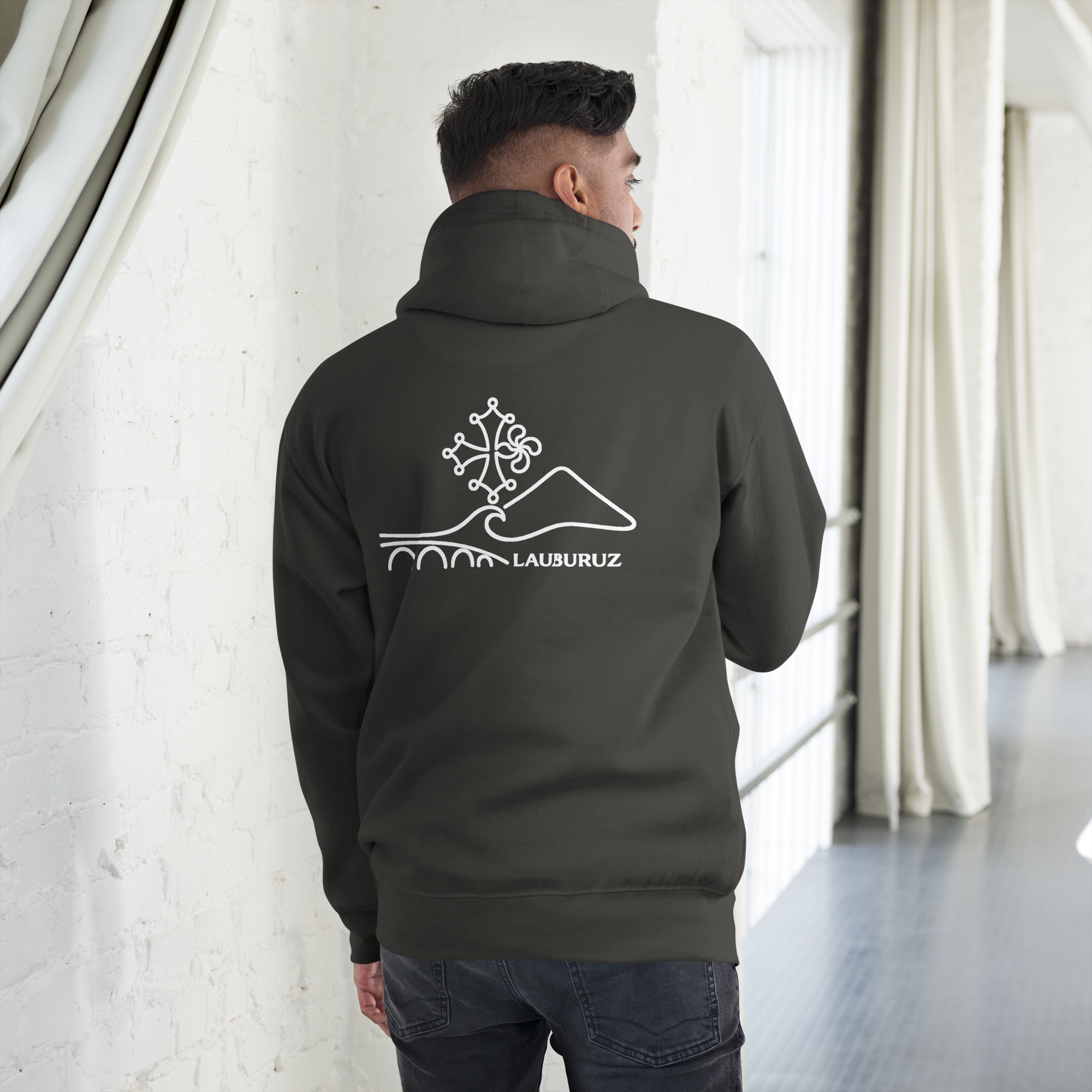 Occitan - Sweat à Capuche Unisexe - Logo Dos Blanc – Image 15