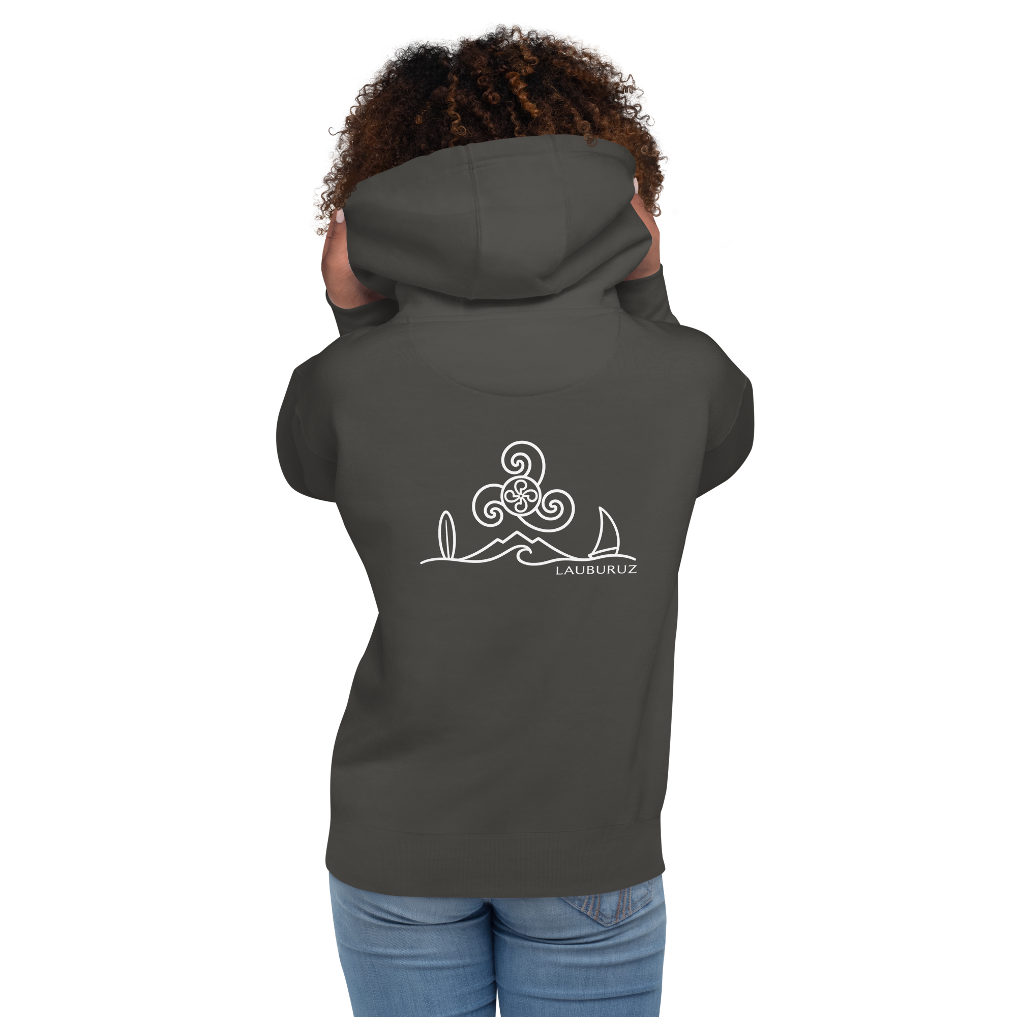 Breizh - Sweat à Capuche - Logo Dos Blanc – Image 14