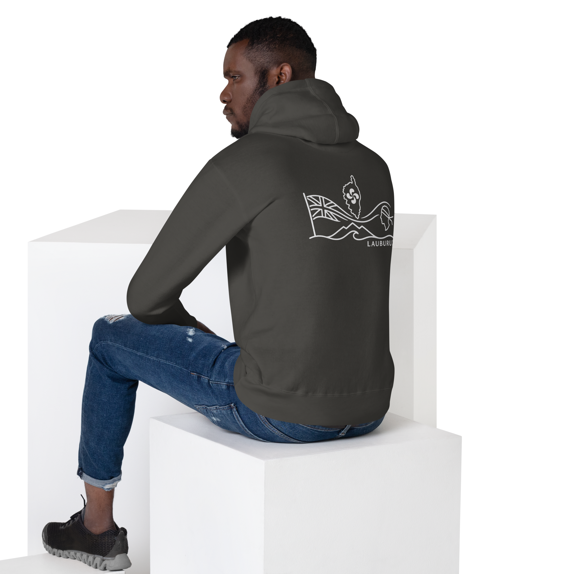 Corsica - Sweat à Capuche - Logo Dos Blanc – Image 11