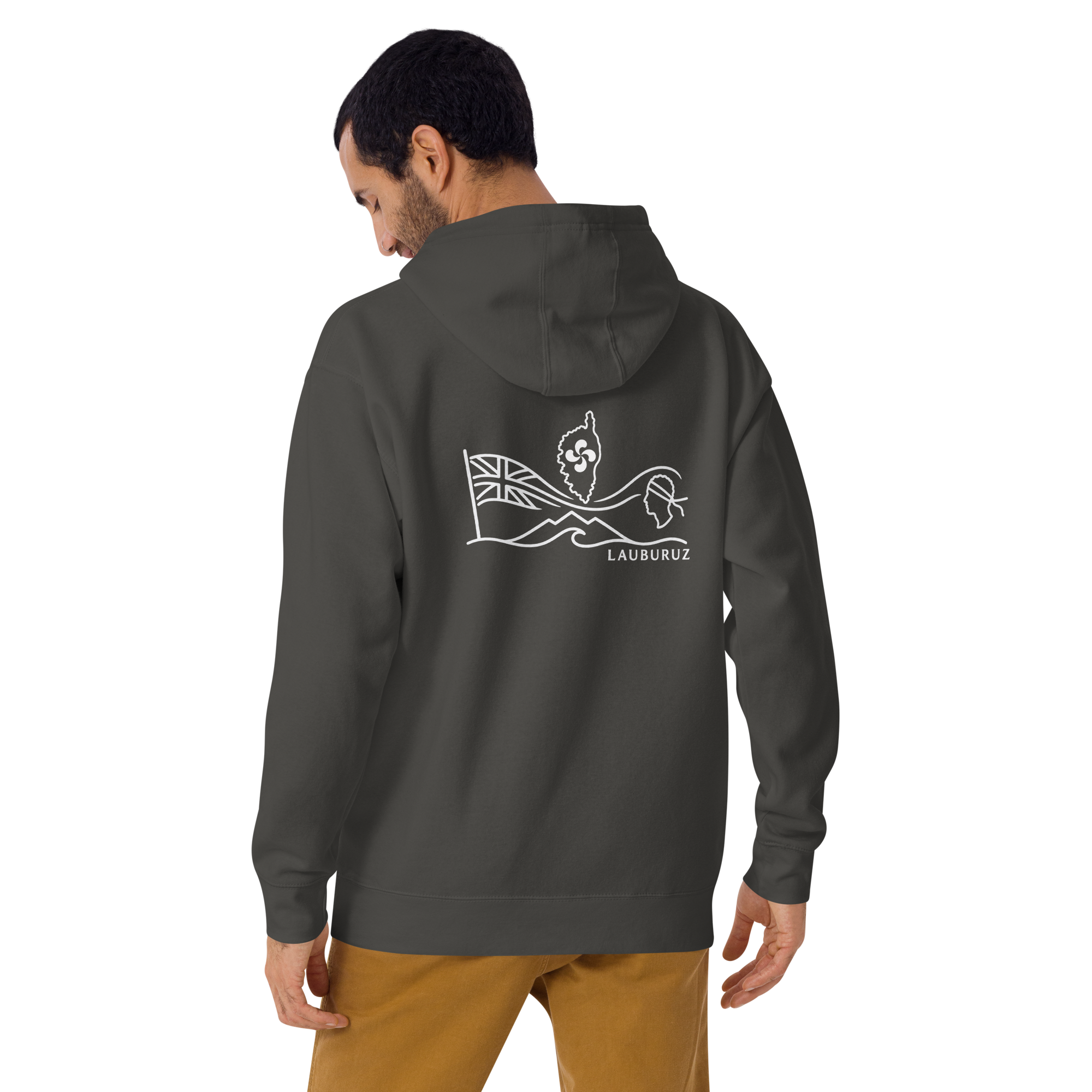 Corsica - Sweat à Capuche - Logo Dos Blanc – Image 6