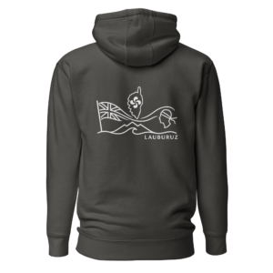 Corsica - Sweat à Capuche - Logo Dos Blanc