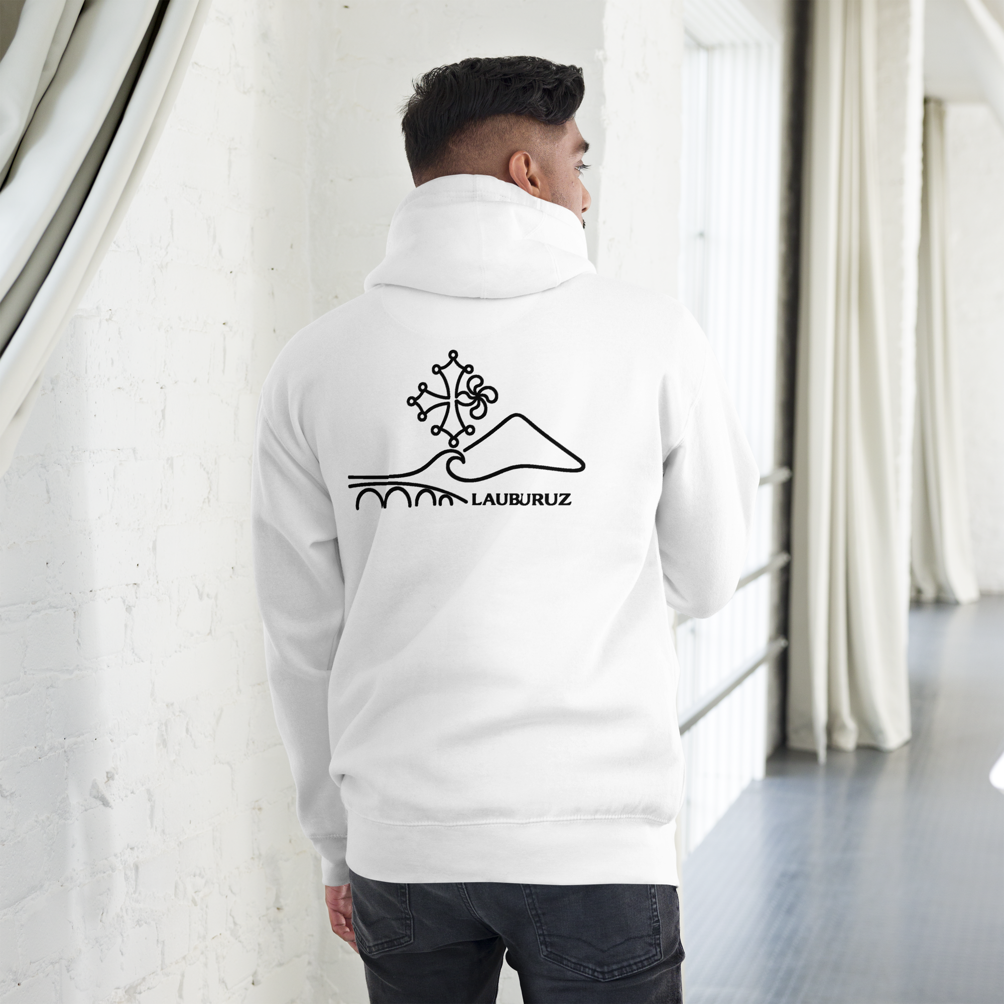 Occitan - Sweat à Capuche Unisexe - Logo Dos Noir – Image 15
