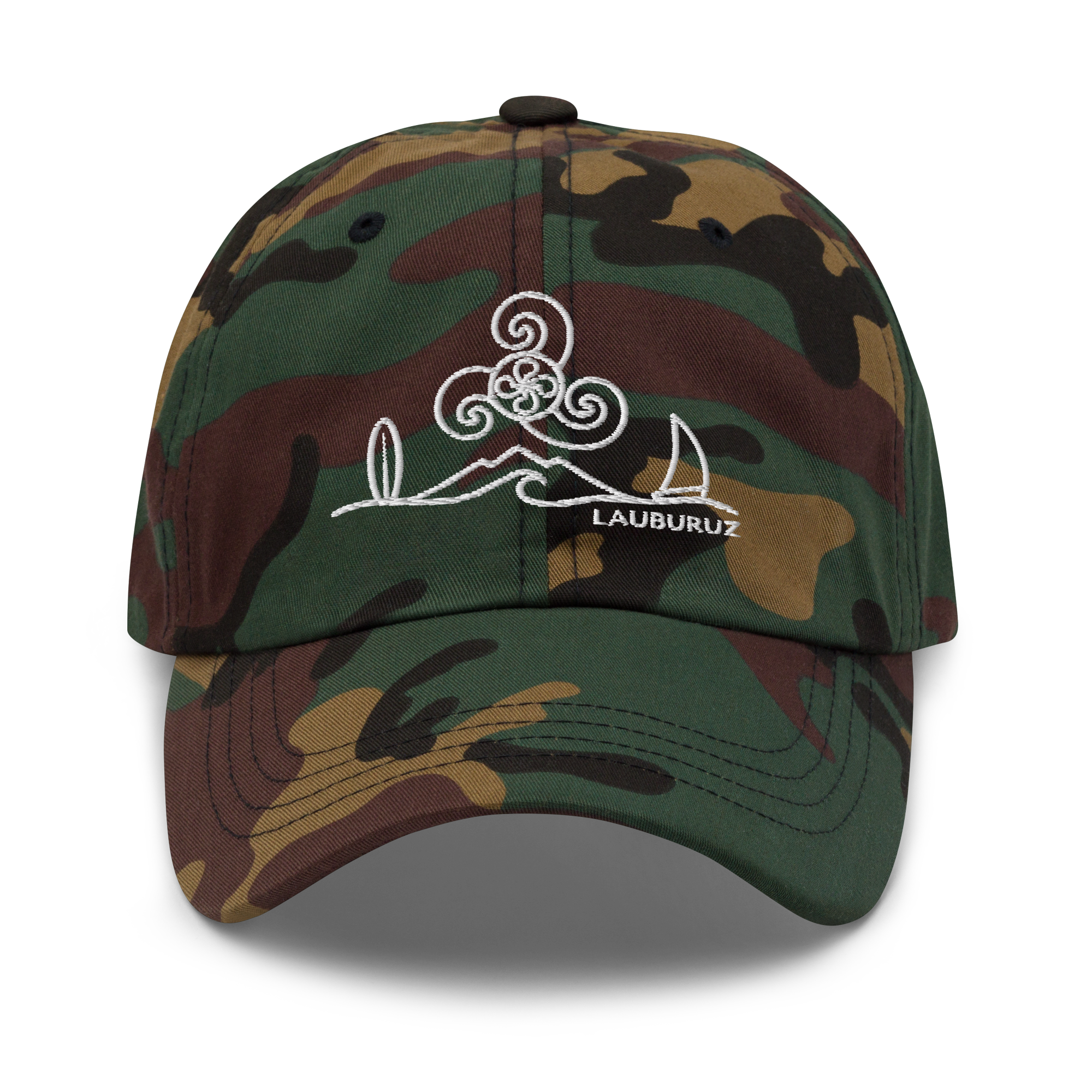 Breizh- Casquette de Baseball Brodée Blanc – Image 10