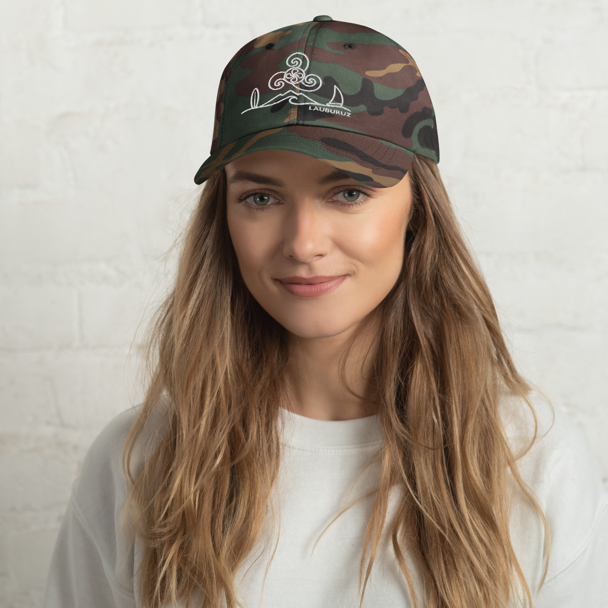 Breizh- Casquette de Baseball Brodée Blanc – Image 2