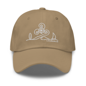 Breizh- Casquette de Baseball Brodée Blanc