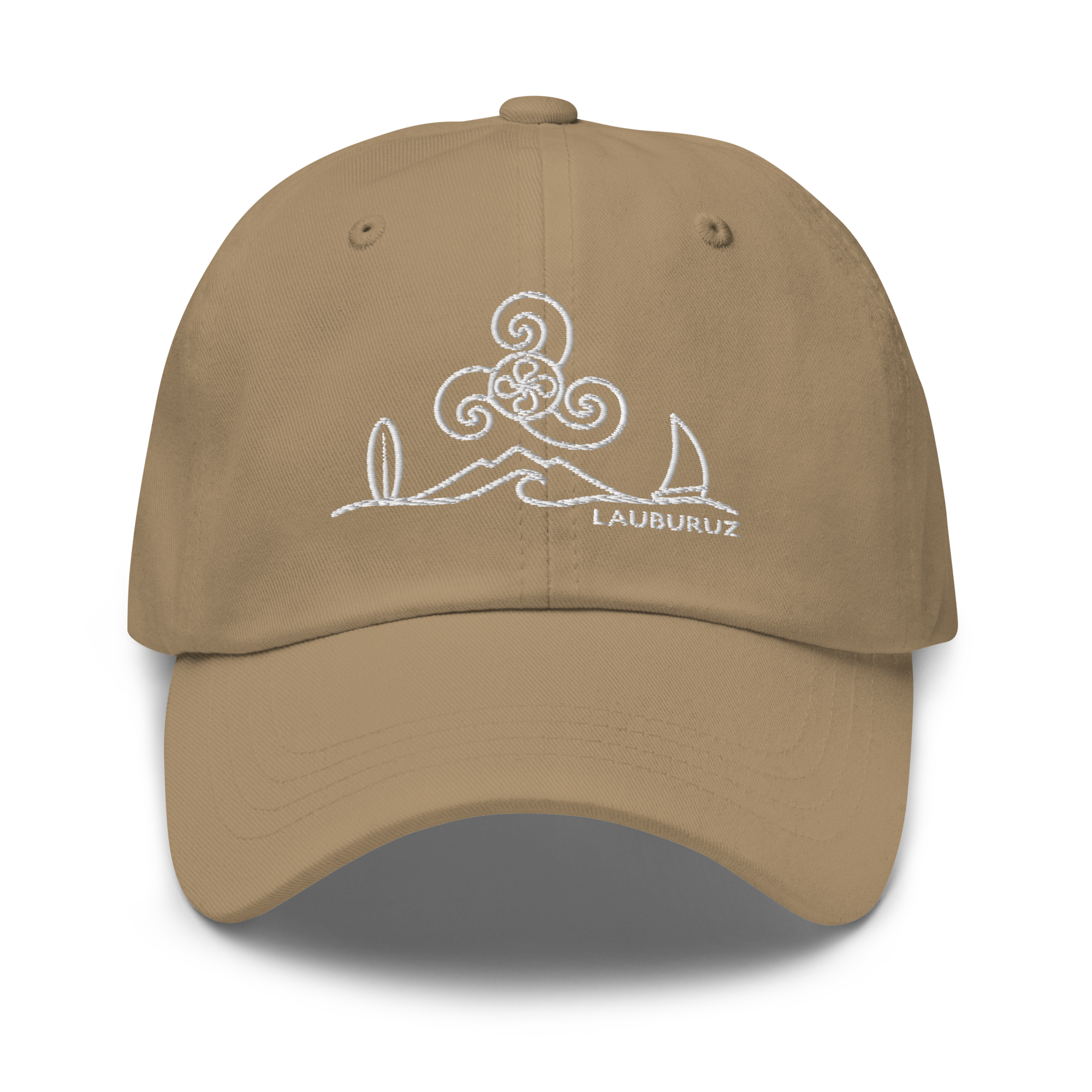 Breizh- Casquette de Baseball Brodée Blanc
