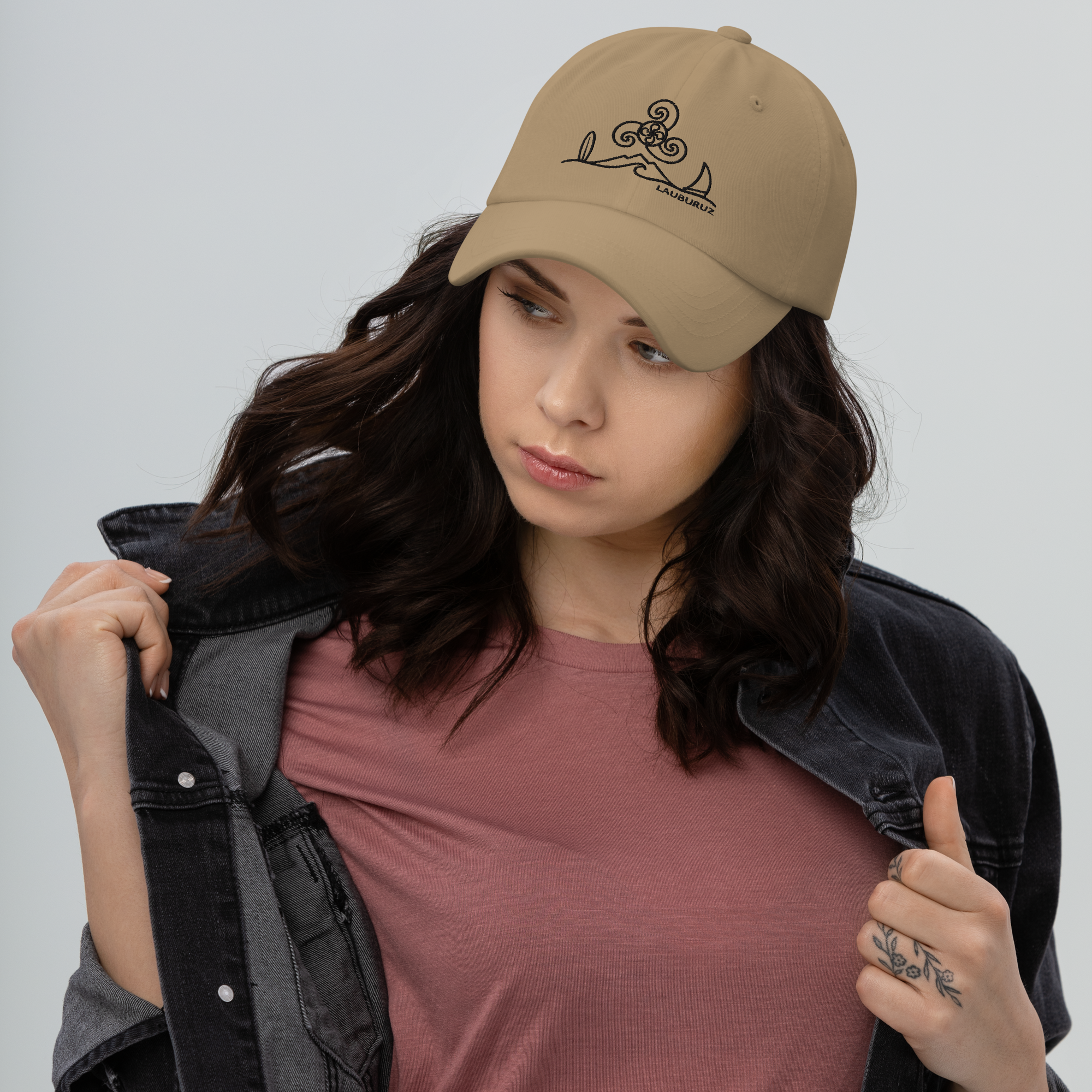 Breizh- Casquette de Baseball Brodée Noir – Image 8