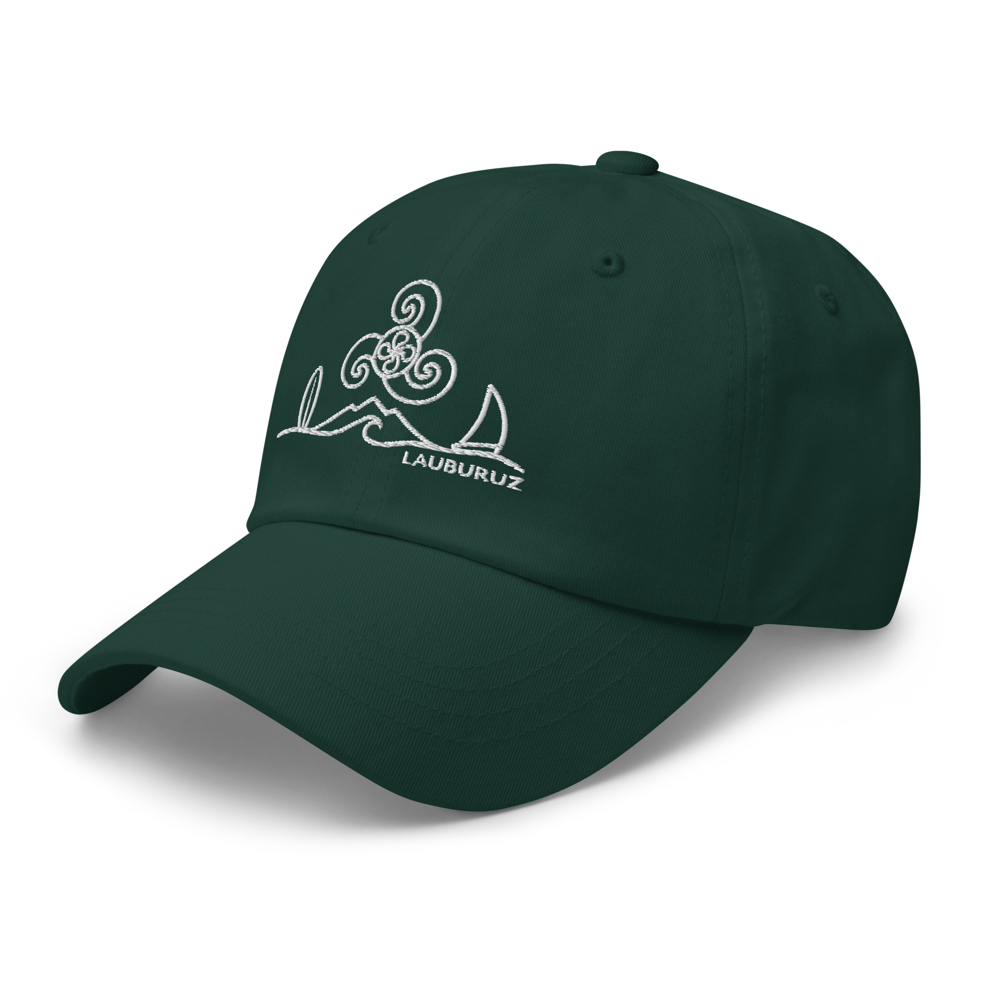 Breizh- Casquette de Baseball Brodée Blanc – Image 5
