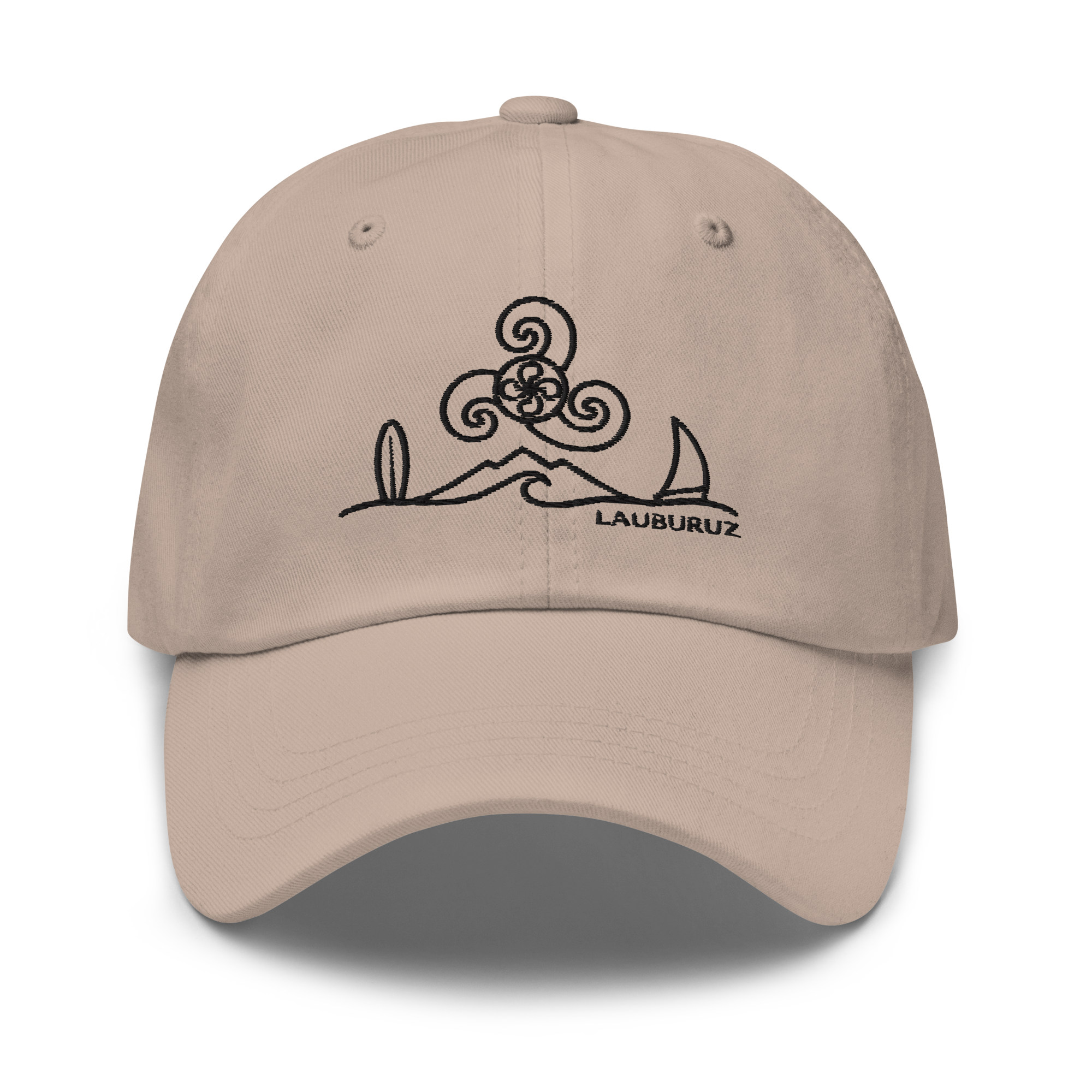 Breizh- Casquette de Baseball Brodée Noir – Image 2