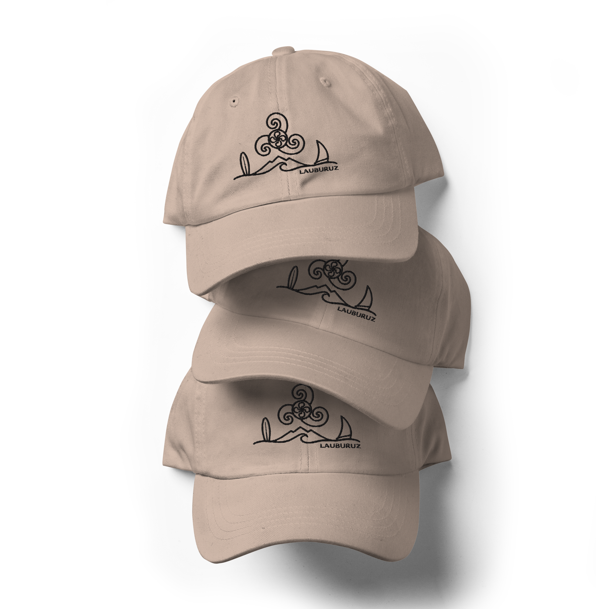 Breizh- Casquette de Baseball Brodée Noir – Image 4