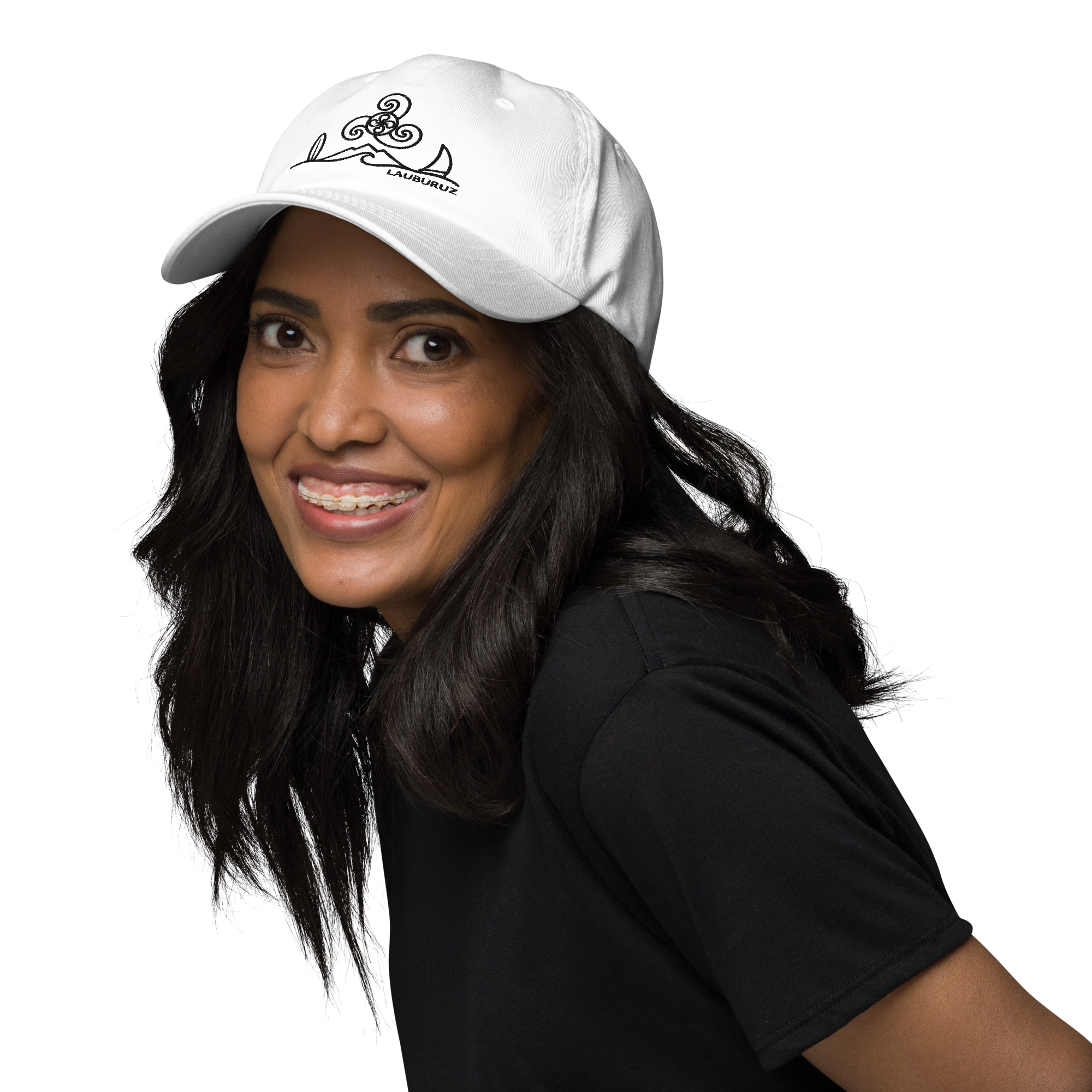 Breizh- Casquette de Baseball Brodée Noir – Image 6