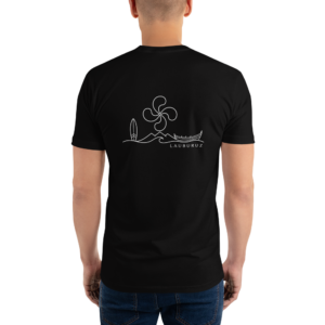 Itsasoa - T-shirt Ajusté – Logo Dos Blanc