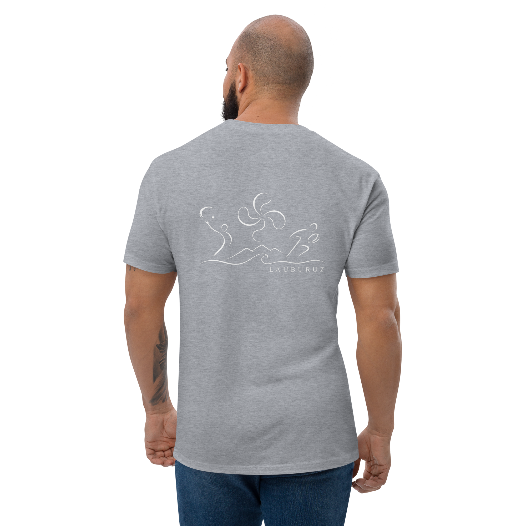 Kirolak - T-shirt Ajusté – Logo Dos Blanc – Image 7