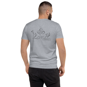 Kirolak - T-shirt Ajusté – Logo Dos Noir