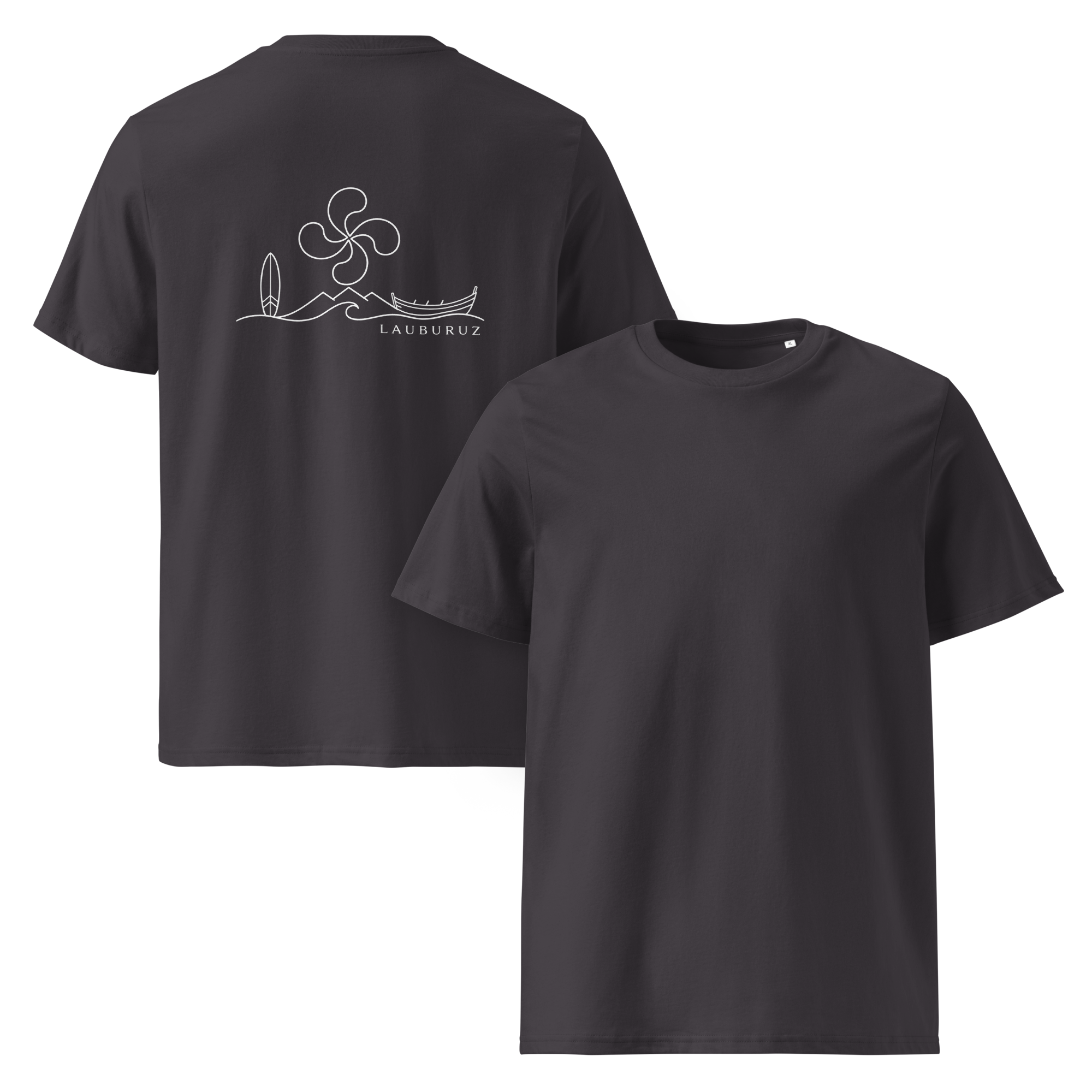Itsasoa - T-shirt unisexe en coton bio - Blanc – Image 2