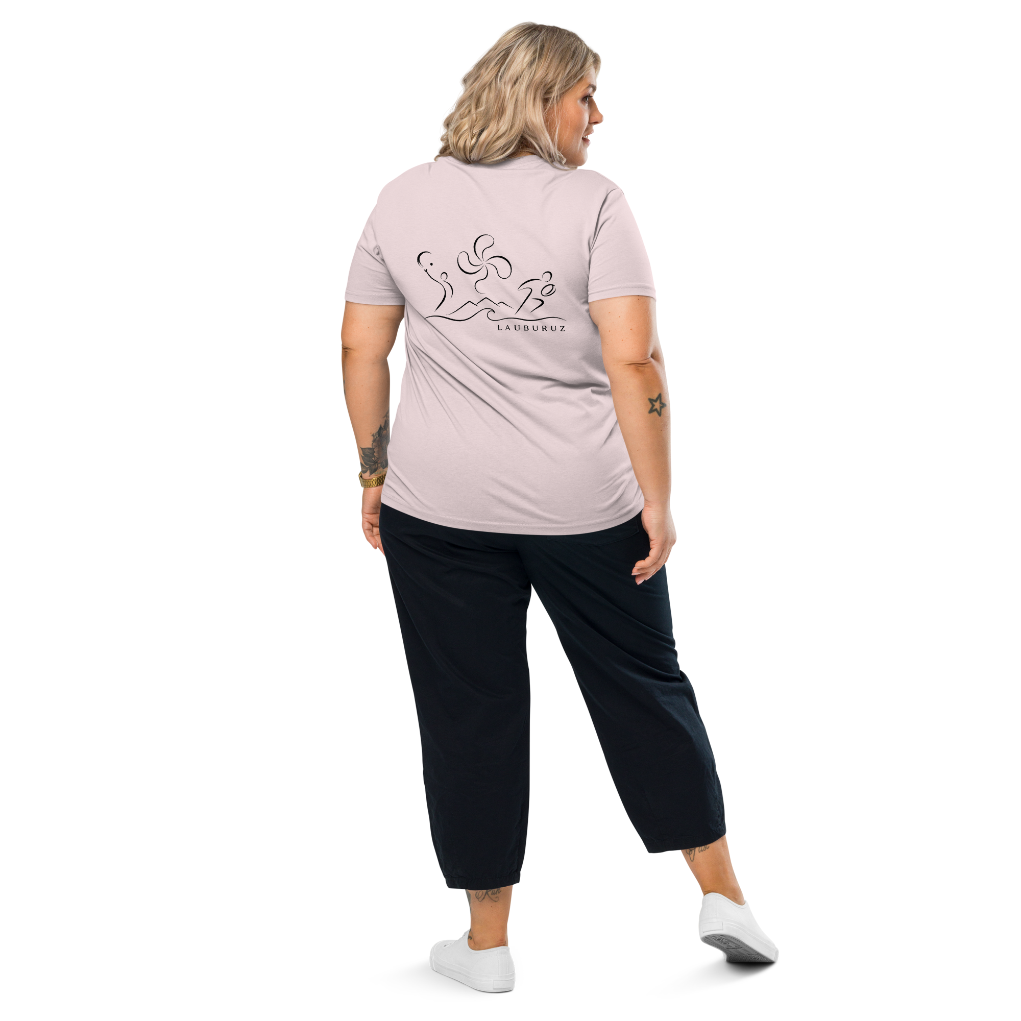 Kirolak - T-shirt unisexe en coton bio - Logo Dos Noir – Image 9