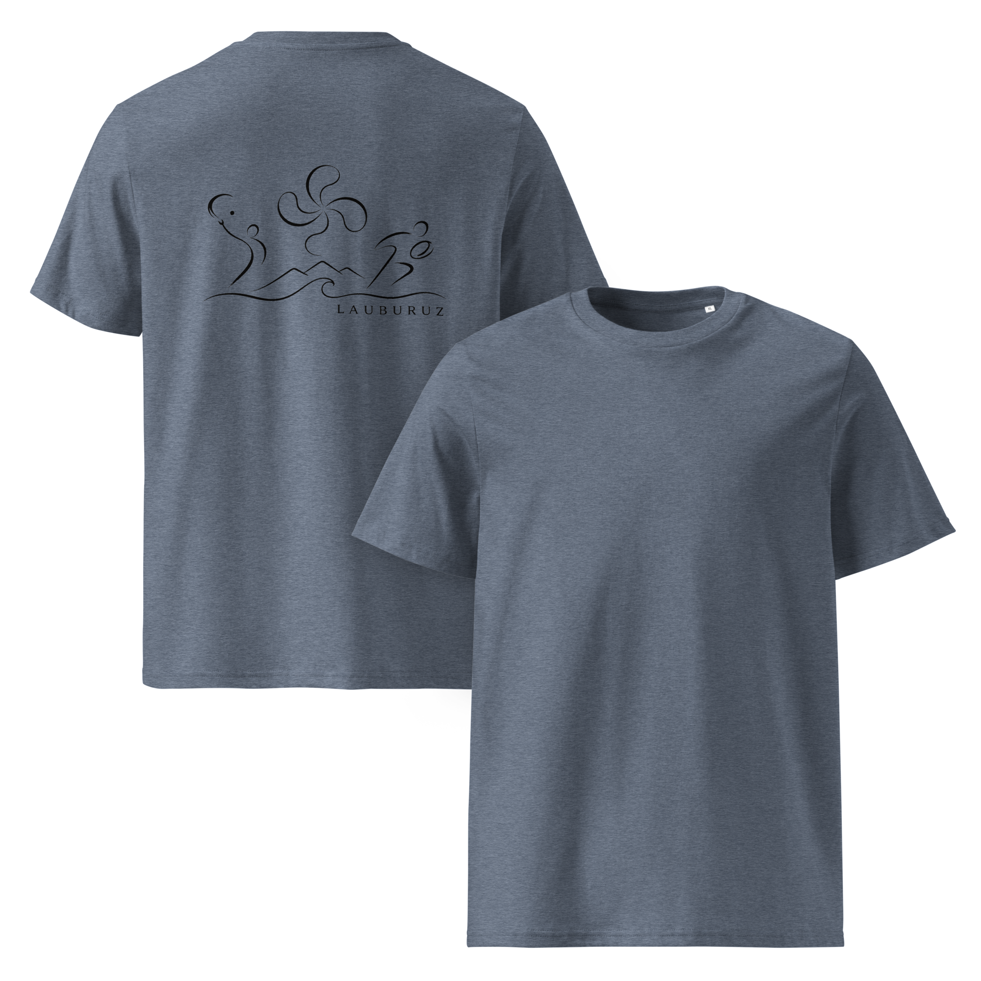 Kirolak - T-shirt unisexe en coton bio - Logo Dos Noir – Image 4