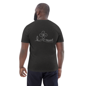 Itsasoa - T-shirt unisexe en coton bio - Blanc