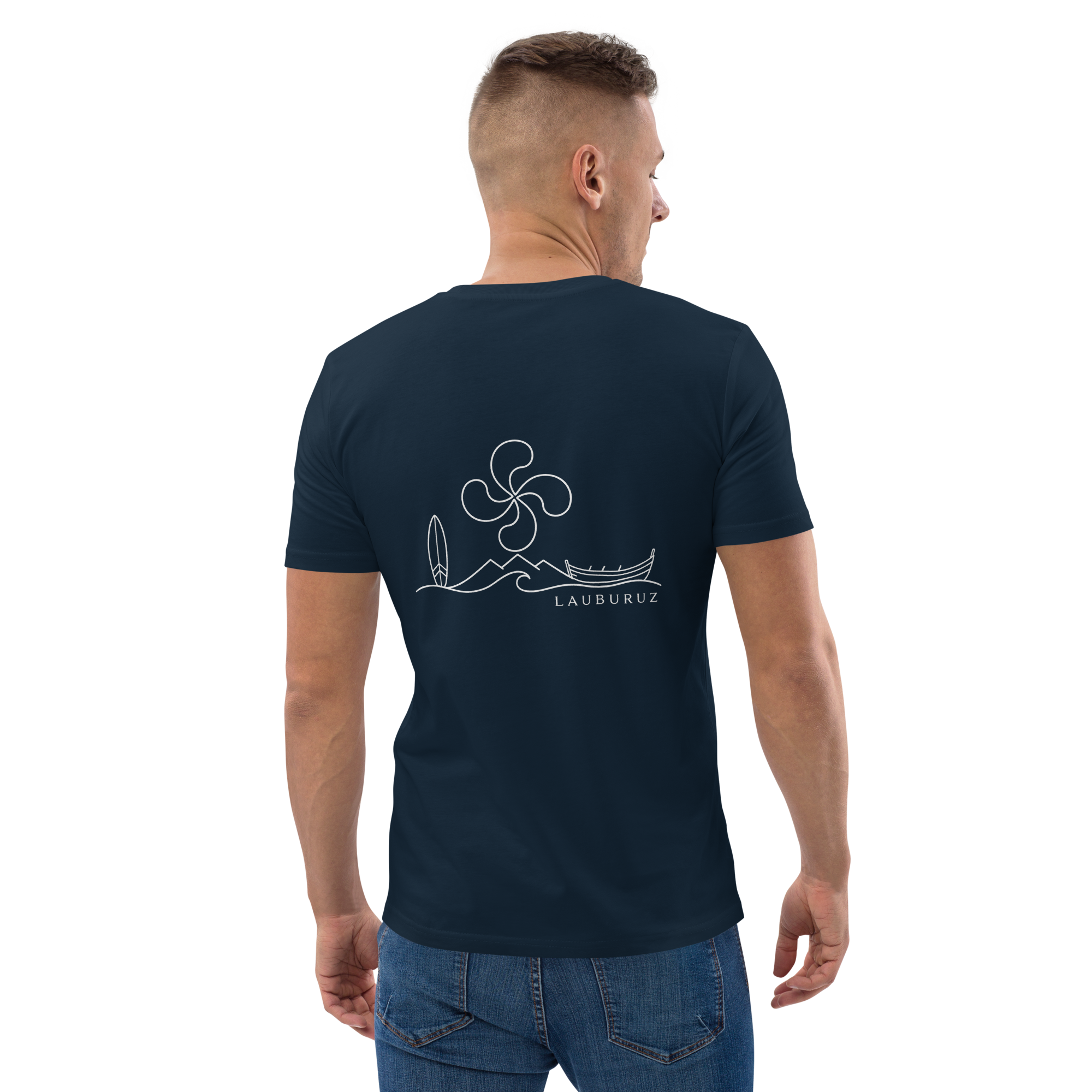 Itsasoa - T-shirt unisexe en coton bio - Blanc – Image 7