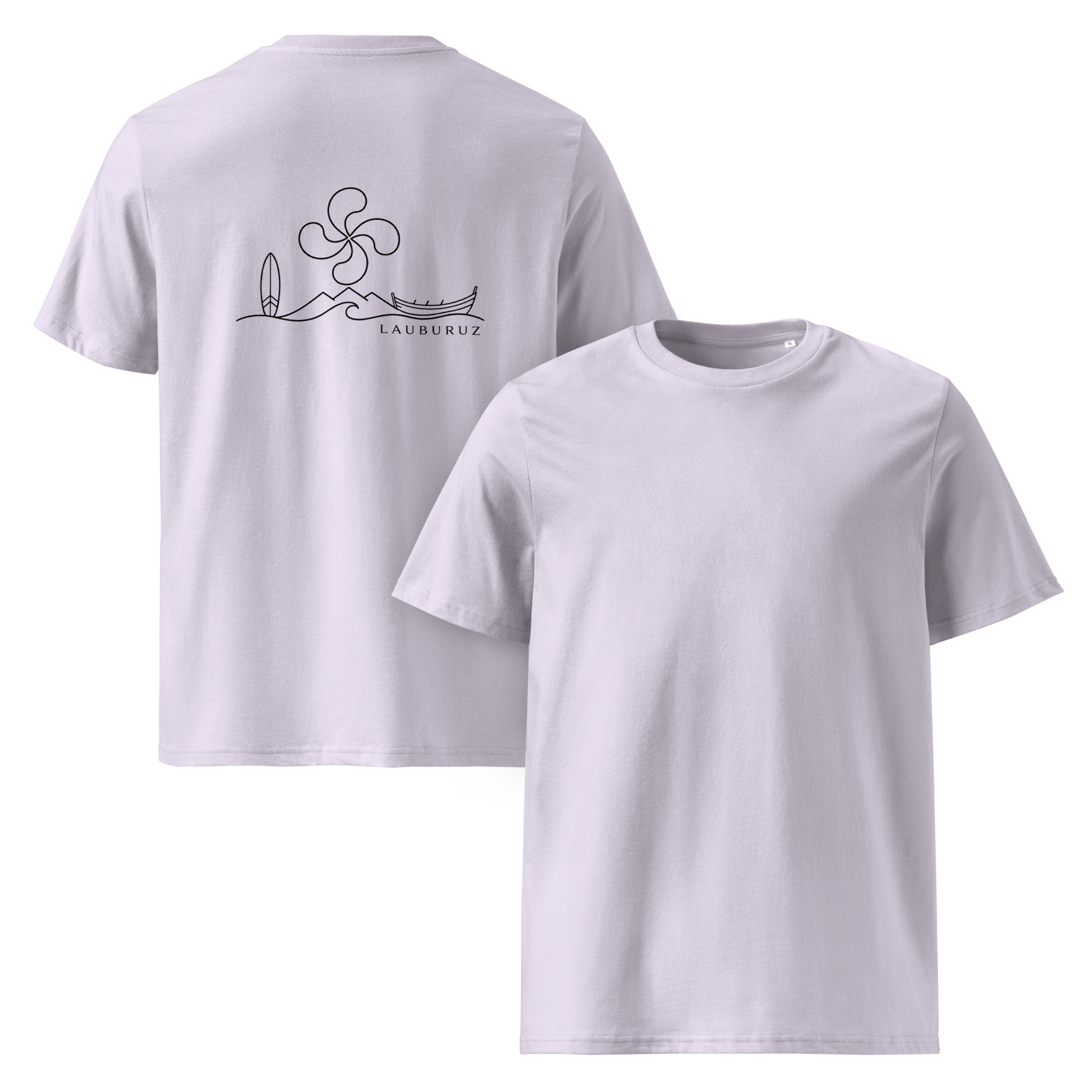 Itsasoa - T-shirt unisexe en coton bio - Noir – Image 8