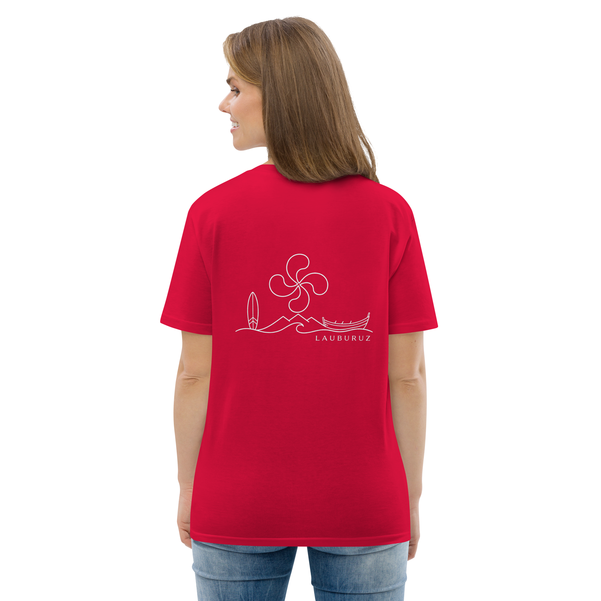 Itsasoa - T-shirt unisexe en coton bio - Blanc – Image 8