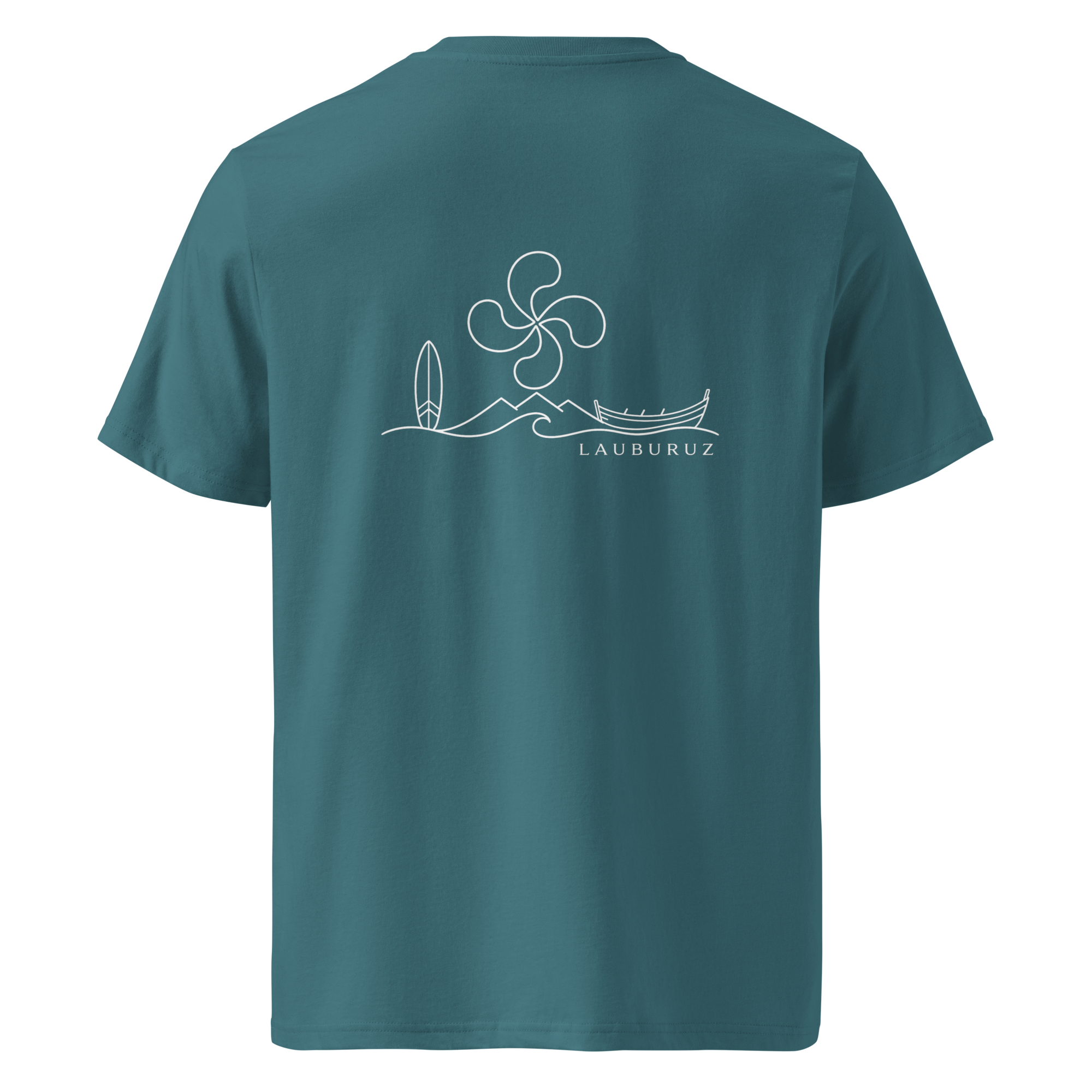 Itsasoa - T-shirt unisexe en coton bio - Blanc – Image 5
