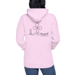 Itsasoa - Sweat à Capuche - Logo Dos Noir