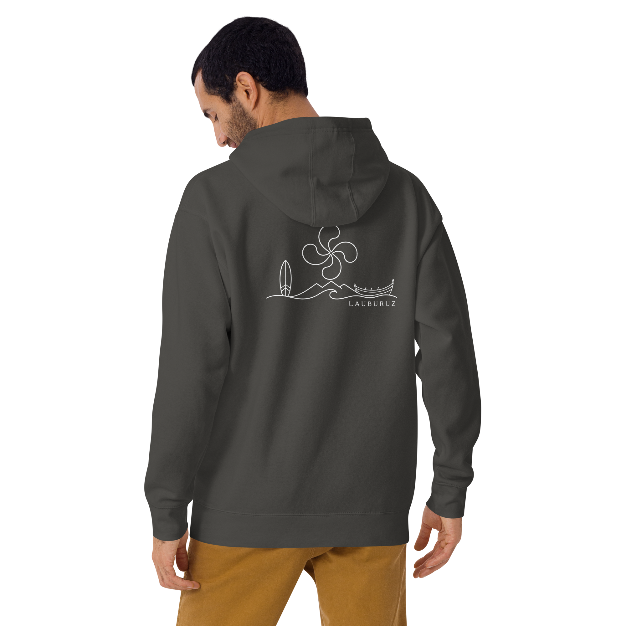 Itsasoa - Sweat à Capuche - Logo Dos Blanc – Image 8