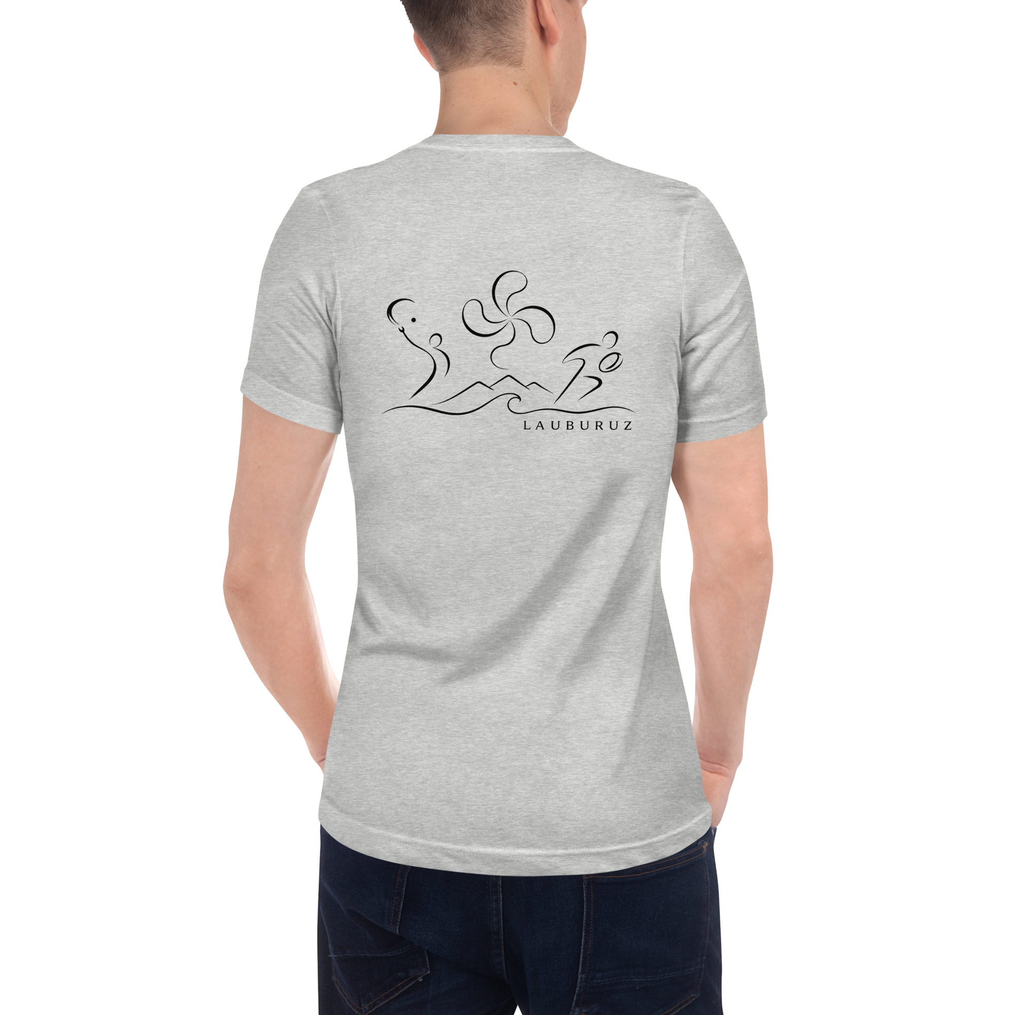Kirolak - T-shirt Col V - Logo Dos Noir
